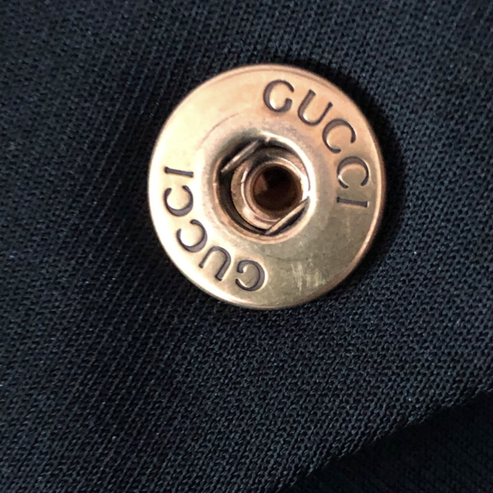 GUCCI GUCCI BLACK PLEAT-FRONT FLARED TROUSERS - Picture 11 of 16